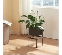 Support pour plantes Sveio métal 36 x 20 x 20 cm noir