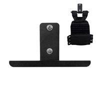 Support Pour Plaques De Poids | Support Mural Acier Gain de Place Accessoire Fitness - Système de rangement pour vestes lestées | Pour Bureau Atelier Vélo Ballon Football Moto