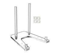 Support pour Plateau de Présentation | Support Livre en Acrylique | Éasel Réglable Clair pour Étagère Cartes Postale Oeuvres Art Album Tablette