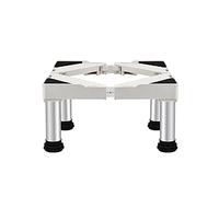 Support pour Plateau Pied Hauteur 10/15/20/25cm Base de Réfrigérateur Socle Réglable 50-75cm Socle pour Distributeur Automatique Tapis De Sol AntidéRapants 4/8 Pied