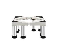 Support pour Plateau Pied Hauteur 10/15/20/25cm Base de Réfrigérateur Socle Réglable 50-75cm Socle pour Distributeur Automatique Tapis De Sol AntidéRapants 4/8 Pied