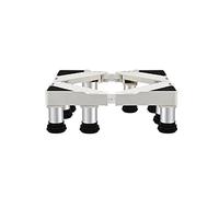 Support pour Plateau Pied Hauteur 10/15/20/25cm Base de Réfrigérateur Socle Réglable 50-75cm Socle pour Distributeur Automatique Tapis De Sol AntidéRapants 4/8 Pied