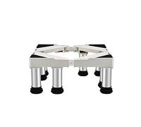 Support pour Plateau Pied Hauteur 10/15/20/25cm Base de Réfrigérateur Socle Réglable 50-75cm Socle pour Distributeur Automatique Tapis De Sol AntidéRapants 4/8 Pied