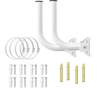 Support pour pont sans fil¿Antenne Support¿pour pont sans fil extérieur Point d'accès à Point AP¿Poteau et support mural¿Poteau réglable pour montage mural¿Roof Mounting,Antenne pôle de montage