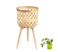 Support pour pots de fleurs - tabourets pour plantes d'intérieur, tabourets décoratifs, pots de fleurs hauts, porte-pots en bambFacile à installer pour plantes succulentes, pots de fleurs, décoration