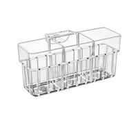 Support pour pour Aquarium, Pot à 3 Compartiments réglable - Pots pour Aquarium Transparents | pour crevettes Betta Dolce CASA Bureau Décoration