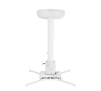 Support pour projecteur de plafond MB-3149, réglable 30-42cm, max.10kg, blanc
