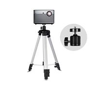 Support pour projecteur Projecteur de sol Trépied Support de projecteur universel télescopique avec plateau Projecteur de bureau pliant Support de projection en alliage d'aluminium sans poinçon Suppor
