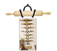 Support pour rouleau à pâtisserie,Le support est réglable pour s'adapter à vos différentes tailles,Décoration murale décorative coloniale,Design classique qui s'accorde avec tout style de décoration