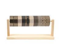 Support pour ruban | 40,6 cm en bois gain de place | distributeur de ruban et organisateur de bande | pour maison, salon, studio, fleuriste, pâtisserie, bureau, école, boutique