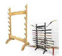 Support pour Sabres, présentoir à 16/24 Niveaux, Support d'exposition Double Face en Bois, Support pour Sabres wakizashi et Sabres Standards, Style samouraï