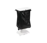 Support pour Sac Poubelle en Acier Blanc Jantex Blanc