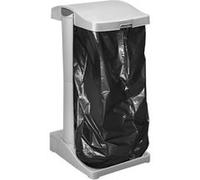 keeeper Support pour sacs poubelles Ole – compartiment de rangement intégré – 60–120 L – Argent