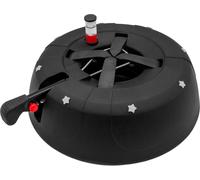 Support pour sapin de Noël vert avec technique de câble unique et levier à pied - 32 cm - Support pour sapin de Noël avec réservoir d'eau pour arbres jusqu'à 2 m - Support pour sapin de Noël Arrêt pou