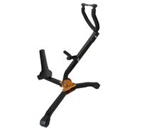 Support pour saxophone ténor alto avec base triangulaire en métal - Trépieds pliables - Accessoire pour instrument debout - Support de base triangulaire en métal