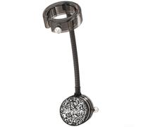 Support pour sèche-cheveux mains avec ventouse, angle de réglage à 360 degrés, rangement du cordon pour plus de commodité, s'adapte à différents modèles de sèche-cheveux, installation sans perçage