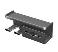 Support pour sèche-cheveux - Organisateur mural - Barre de coiffure - Solution de rangement multifonction compacte pour salle de bain - Support d'accessoires monté solide pour appartements, salons