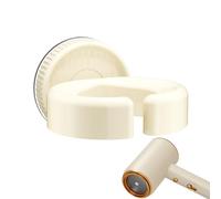 Support pour sèche-cheveux - Organiseur mural pour sèche-cheveux | Organiseur d'outils de coiffage, pas de support de perçage, étagère de rangement à ventouse pour la plupart des sèche-cheveux