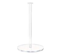 Support pour serviettes en papier | Distributeur de comptoir debout - Porte-serviettes en acrylique transparent avec base lestée pour papier déchiré