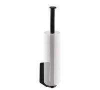 Support pour serviettes en papier - Montage mural sous armoire, porte-rouleau de cuisine auto-adhésif et sans perçage en acier inoxydable | Distributeur de papier économiseur d'espace pour