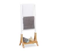 Support pour serviettes valet de bain léger mobile porte-serviettes sur pied