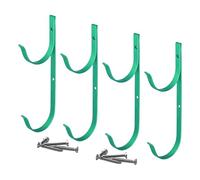 Support pour skimmer de piscine - Support antirouille - Poignée sûre - Étagère de rangement suspendue pour filet de nettoyage - Support d'équipement pour l'entretien dans la cour - Fixation de clôture