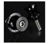Support pour sliders de moto Pour F650GS 2000 2001 2002 2003 2004 2005 6 Mm Accessoires Moto CNC Aluminium Bras Oscillant Diabolo Curseur Vis De Support(8MM Black LOGO)