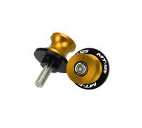 Support pour sliders de moto Pour MT125 2015 2016 2017 2018 2019 2020 2023 2022 6MM CNC Bras Oscillant Bobines Support Vis Curseur(6MM-yellow)