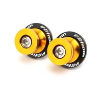 Support pour sliders de moto Pour Vstrom 250 650 1000 1050 XT DL 1050Xt 650Xt 1DL650 DL1000 Accessoires Bras Oscillant Diabolos Curseurs Vis De Support(YELLOW)