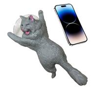 Support pour smartphone - Support horizontal vertical stable - Support de téléphone en forme de chat pour bureau, maison, chambre à coucher, cuisine, table de nuit, dortoir, bibliothèque, café, hommes