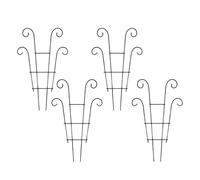Support pour - Structure grimpante en Durable, Ancre Florale Miniature, Pilier décoratif à Feuilles, Treillis métallique de Jardin | Stabilisateur de Croissance de Verdure pour Pots de