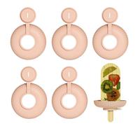 Support pour - Support anti-goutte - 5 protections anti-gouttes en silicone - Facile à utiliser pour faire fondre des friandises - Anti-goutte - Pour et filles