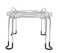 Support pour Système de Filtre à Eau en Acier Inoxydable de 6 Pouces de Haut avec Base de 9 Pouces de Large, Pieds Antidérapants, Installation Facile, Compatible avec pour