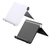 Support pour tablette, matériau ABS durable, compatible avec la reconnaissance faciale, support de bureau pliable pour smartphones et liseuses