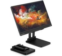 Support pour tablette réglable en hauteur, compatibilité universelle, pliable et portable, conception à double poteau pour une stabilité accrue |