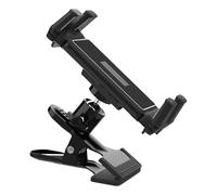 Support pour tablette : support de téléphone de table, support pour tablette, support de pince portable avec angle de vision réglable pour appareils de transmission de lecture à côté du lit