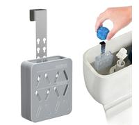 Support pour tablettes de réservoir - Porte-tablettes réglable avec Crochets de Rangement - Distributeur de pastilles pour Toilettes - Maison Salle de Bain Appartement école