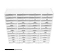 Support pour tampon encreur, peinture, boîte de rangement pour téléphone portable, mini plateau d'archivage, organiseur de rangement étanche pour tampons encreurs (48 cellules)