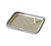 Support pour Tapis d'apprentissage De La Propreté, Élégant Pot D'intérieur, Bac Carré avec Grille Amovible, Tapis d'apprentissage De La Propreté pour Chiens De Petite Et Moyenne Taille(Gray,60cm)