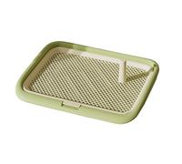 Support pour Tapis d'apprentissage De La Propreté, Élégant Pot D'intérieur, Bac Carré avec Grille Amovible, Tapis d'apprentissage De La Propreté pour Chiens De Petite Et Moyenne Taille(Green,60cm)