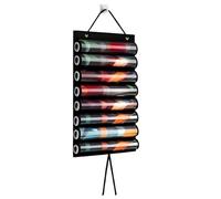 Support pour tapis de jeu de cartes | Sac de rangement pour jeux de cartes avec capacité pour 8 tapis, conteneur de montage mural avec économie d'espace pour chambre à coucher, salon