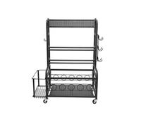 Support Pour Tapis de Yoga en Acier Avec Crochets Pour Haltères Kettlebell