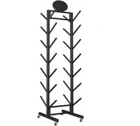 Support pour tapis de yoga pour tapis de yoga, support de poids, support pour tapis de yoga en mousse, organisateur pour ranger tapis de yoga, présentoir pour charges lourdes indépendantes(Bla