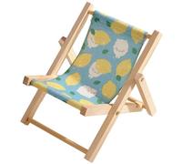 Support Pour Téléphone Portable Bois Toile Plage Chaise Longue Support Pour Téléphone Portable Mini Chaise Pliante Support Pour Téléphone Portable Bureau Multifonction Support Pour Téléphone Portable