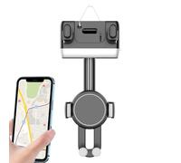 Support pour téléphone portable de voiture avec montage sur miroir - Support de smartphone avec rotation à 360° pour voiture, base pour mobile automobile - Pour conducteurs de camions, berlines, SUV