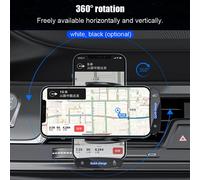 Support pour téléphone portable de voiture Support de recharge sans fil de voiture Support intelligent de recharge rapide pour téléphone portable de voiture Support de recharge sans fil de téléphone p
