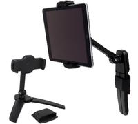 Support pour téléphone portable, smartphone, tablette, support mural en métal noir