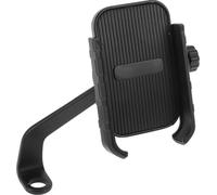 Support Pour Téléphone Portable Vélo, Support Pour Téléphone Portable Moto Scooter Rétroviseur, Support Pour Smartphone Amélioré Pour Téléphone 3.5-7.1 Pouces, Noir
