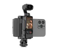 Support pour téléphone pour DJI OSMO Pocket 3 Support pour téléphone Portable et téléprompteur Adaptateur de trépied Pince pour téléphone Portable pour Pocket 3 Protection du Cadre Accessoires