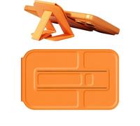 Support pour téléphone - Support magnétique en cuir synthétique pour téléphone portable, pour regarder la télévision, passer des appels vidéo, filmer, tableau de bord, voyage, avion